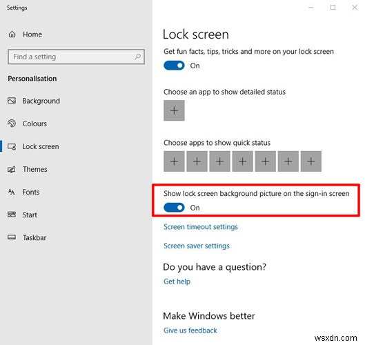 Windows 10 로그인 화면 이미지를 변경하는 방법