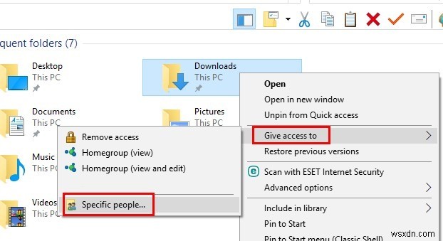 Windows 10에서 공유 파일 및 폴더를 보는 방법