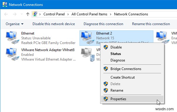 Windows에서 네트워크 우선 순위를 변경하는 방법