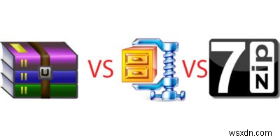 7-Zip 대 WinRAR 대 WinZIP:파일 압축을 위한 최고의 도구