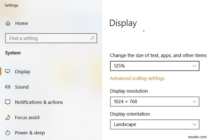 Windows 10에서 바탕 화면 아이콘, 글꼴 및 기타 표시 항목의 크기를 조정하는 방법