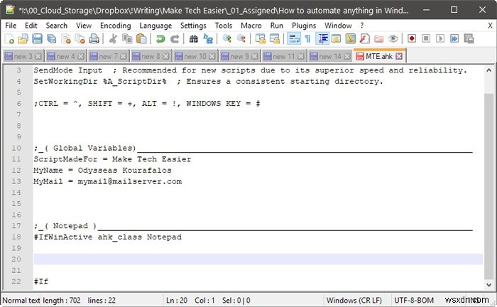 AutoHotkey를 사용하여 Windows에서 모든 것을 자동화하는 방법