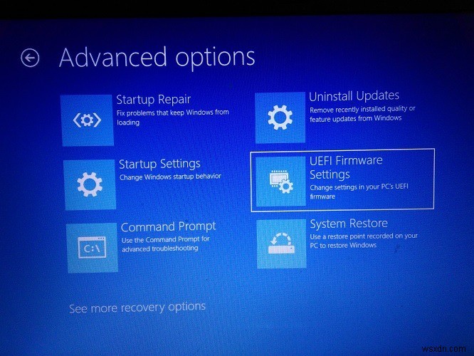 Windows 10에서 UEFI 보안 부팅을 비활성화 및 활성화하는 방법
