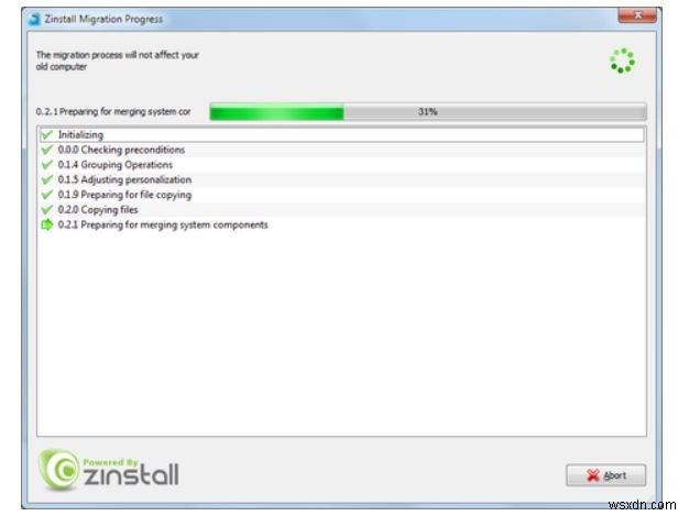 Zinstall WinWin을 사용하여 Windows 7에서 Windows 10으로 프로그램 및 파일 전송