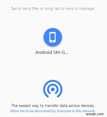 Android 및 Windows 10에서 Airdrop 사용