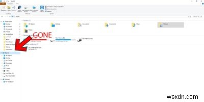 Windows 10의 파일 탐색기에서 OneDrive를 숨기는 방법