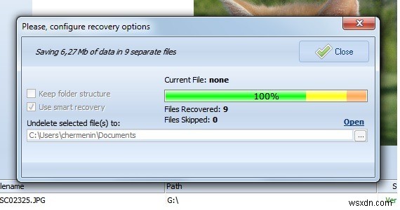 5 Windows에서 삭제된 파일을 복원하는 유용한 소프트웨어