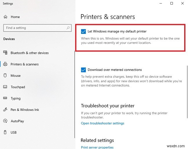 Windows 10 기본 프린터를 설정하는 방법