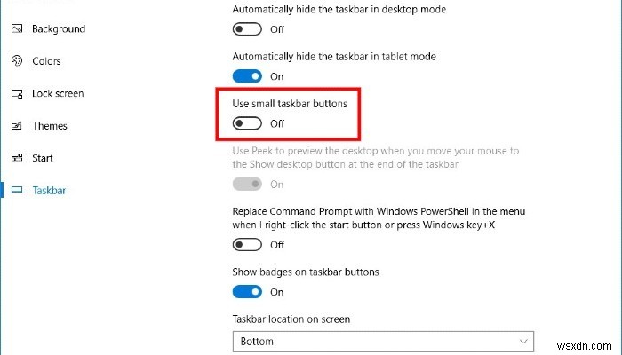 Windows 10에서 화면 공간을 최대화하는 방법