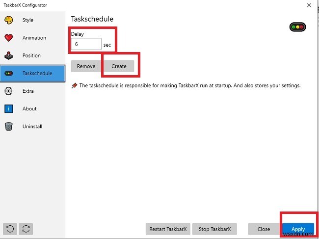 TaskbarX로 Windows 10 작업 표시줄 사용자 지정