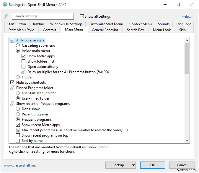 Open-Shell을 사용하여 Windows 10에서 나만의 시작 메뉴를 만드는 방법