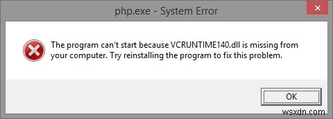 Windows 10에서  VCRUNTIME140.dll이 없습니다  오류를 수정하는 방법