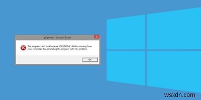 Windows 10에서  VCRUNTIME140.dll이 없습니다  오류를 수정하는 방법