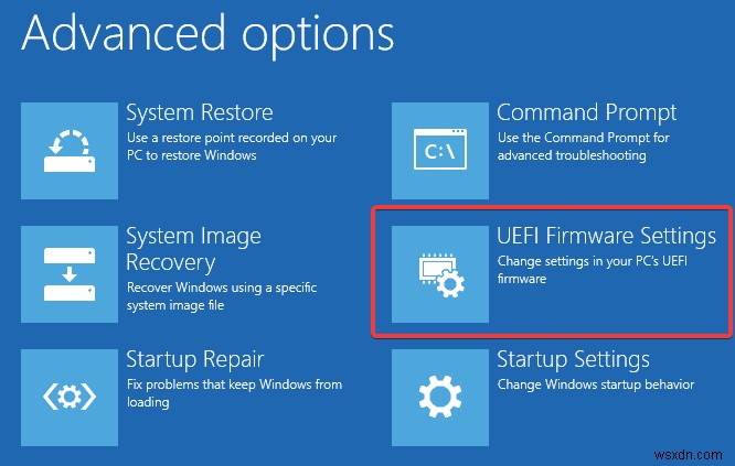 Windows 10에서 UEFI로 직접 부팅하는 방법
