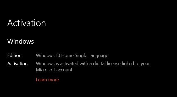 Windows 10이 정품 인증되었는지 확인하는 방법