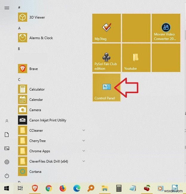 Windows 10에서 제어판을 여는 8가지 방법