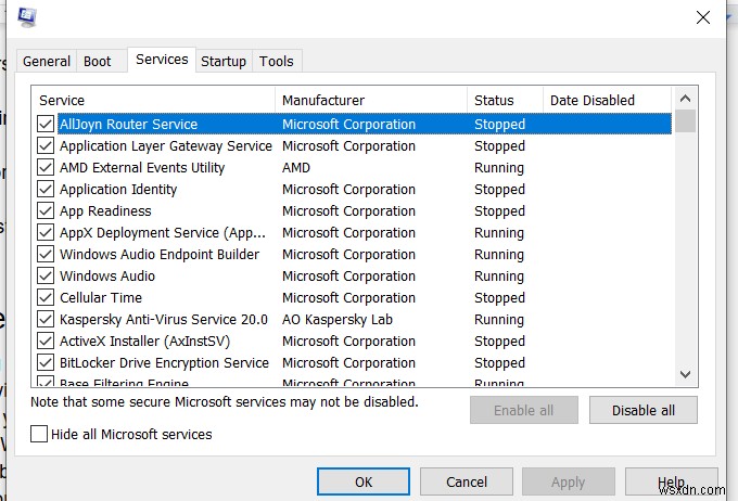 Windows 응용 프로그램이 응답하지 않는 문제를 해결하는 방법