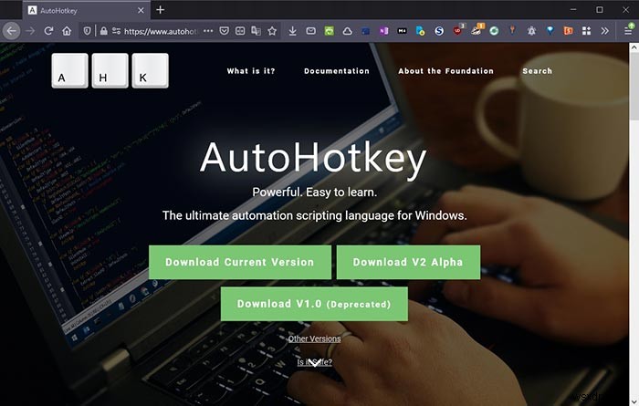AutoHotkey로 앱 및 사이트별 바로가기를 만드는 방법