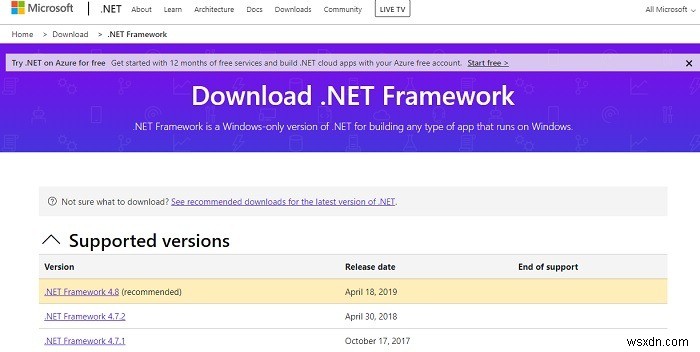 Windows에 .NET Framework 2.0 3.0 및 3.5를 설치하는 방법