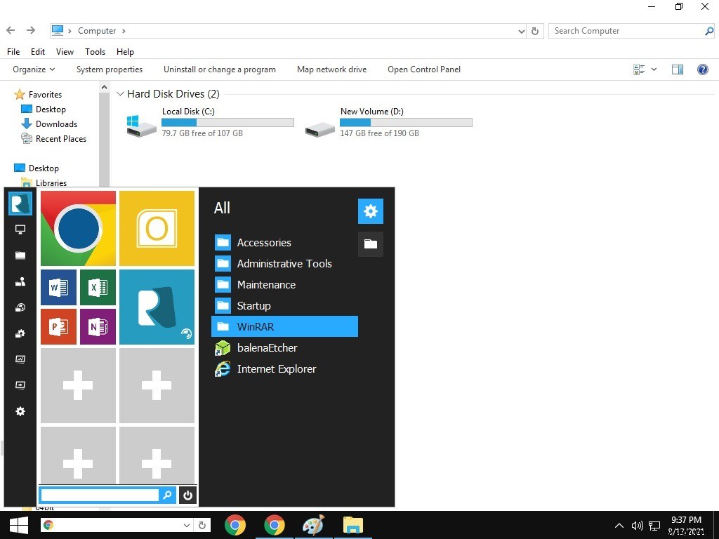 Windows 7용 Windows 10 테마 다운로드 및 설치