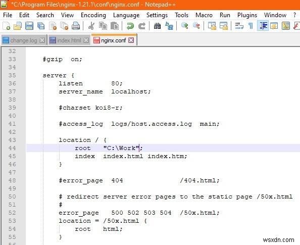 Windows에서 Nginx 서버를 설치하고 실행하는 방법