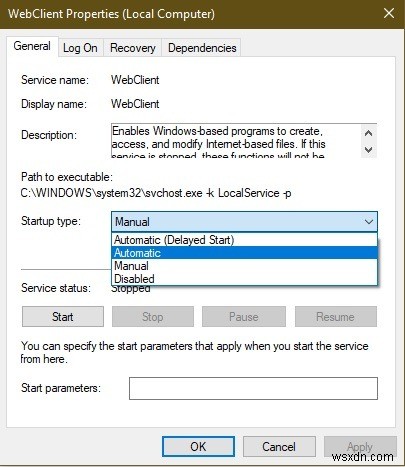 Windows에서 WebDAV 드라이브를 매핑하는 방법
