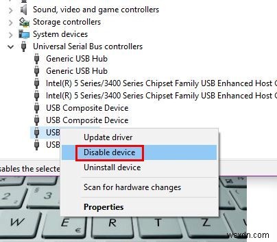 Windows 10에서 USB 포트를 비활성화하는 방법