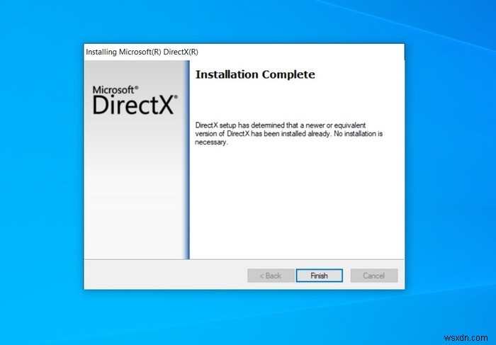 Windows에서 DirectX를 다시 설치하는 방법