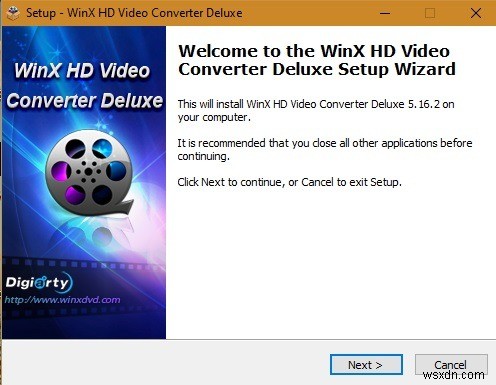 WinX HD Video Converter Deluxe로 비디오 압축(최대 70% 할인)