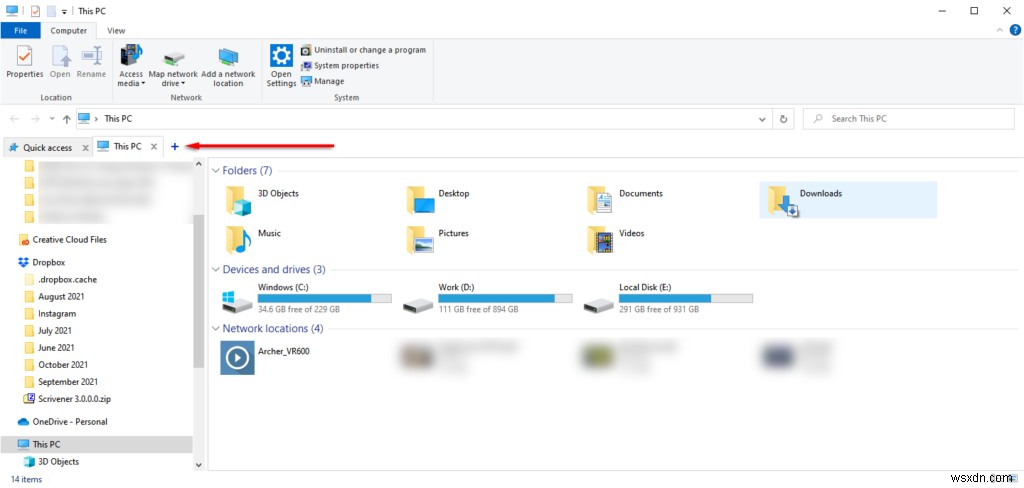 Windows 10의 파일 탐색기에서 탭을 활성화하는 8개의 앱