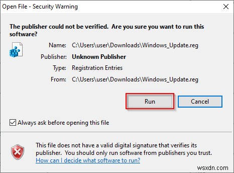 Windows 10에서  장치에 중요한 보안 및 품질 수정 사항이 누락되었습니다 라는 메시지가 표시됩니까?