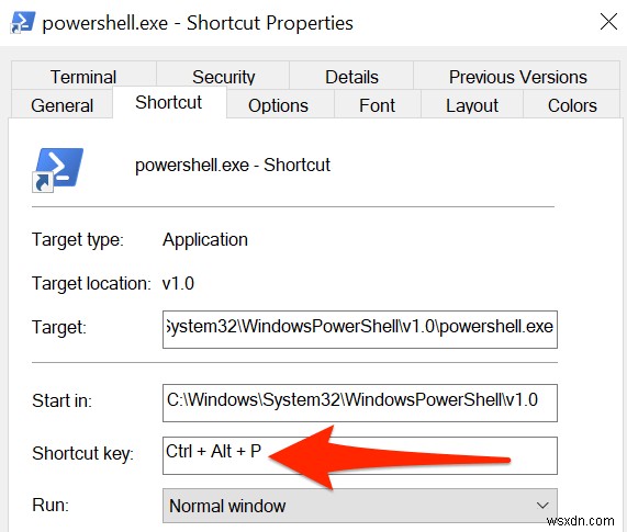 명령 프롬프트 및 PowerShell 키보드/데스크톱 단축키를 설정하는 방법