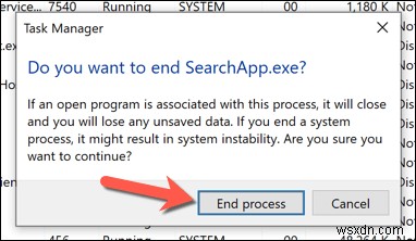 SearchUI.exe란 무엇이며 필요합니까?