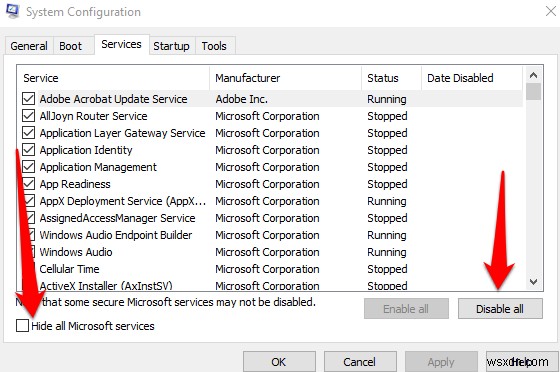 Windows 10에서 클린 부팅을 수행하는 방법