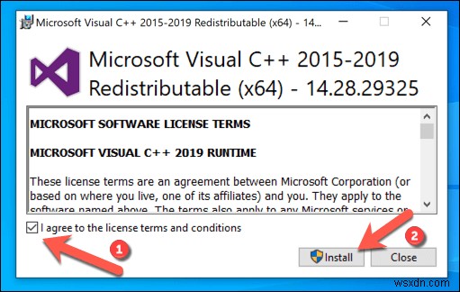 Windows 10에서  vcruntime140.Dll이 없습니다  오류를 수정하는 방법