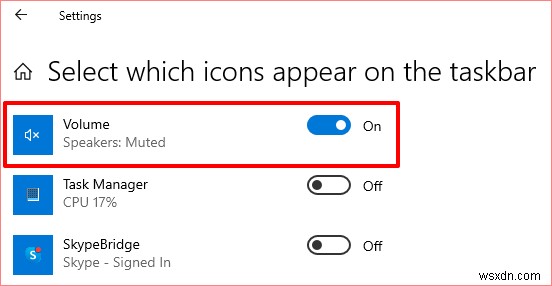 Windows 10에서 볼륨 또는 소리 아이콘 누락:해결 방법