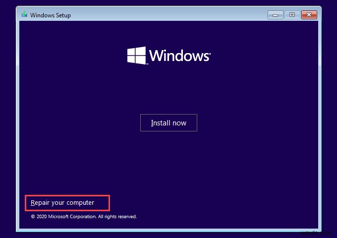 Windows 10에서 마운트할 수 없는 부팅 볼륨을 수정하는 방법