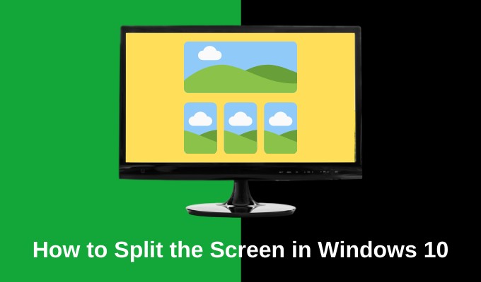 Windows 10에서 화면을 분할하는 방법