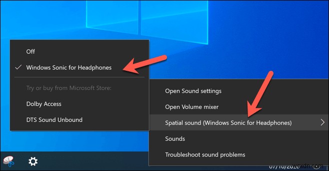 Windows 10에서 헤드폰용 Windows Sonic을 설정하는 방법