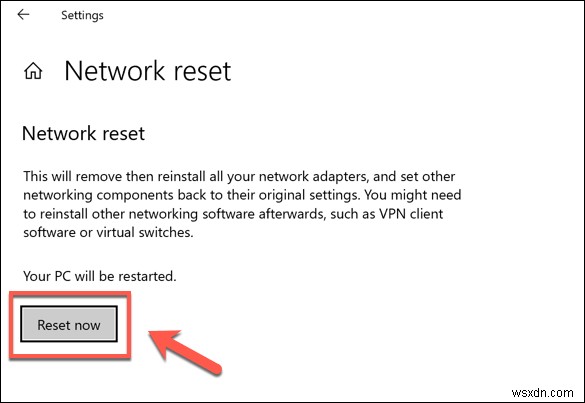 Windows 10에서 네트워크 설정을 재설정하는 방법