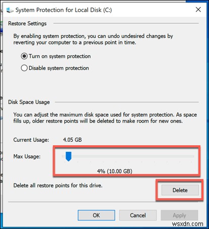 Windows 10에서 백업 파일을 삭제하는 방법