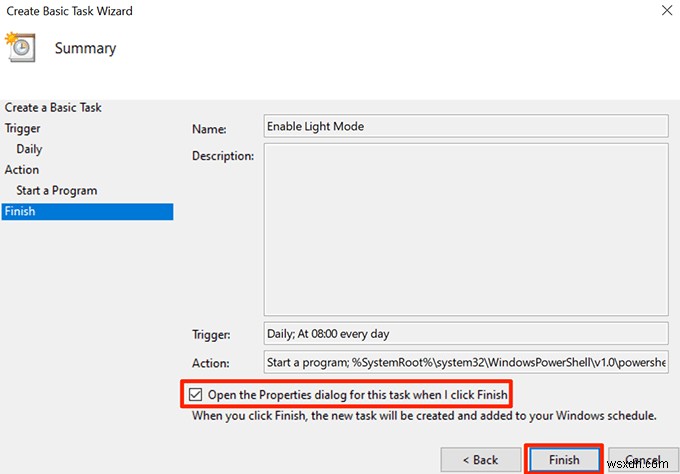 Windows 10에서 자동으로 어둡고 밝은 모드를 전환하는 방법