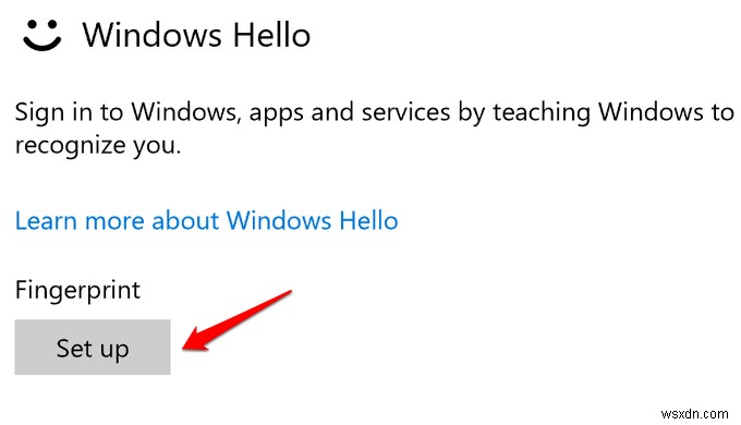 Windows 10에서 작동하지 않는 Windows Hello 지문을 수정하는 방법