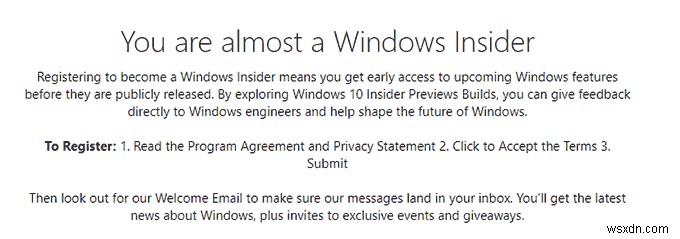 Windows Insider로 새로운 Windows 10 기능을 확인하는 방법