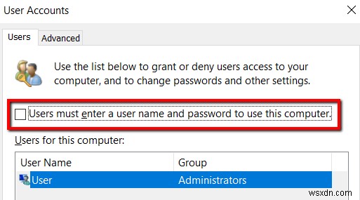 사용자 암호 없이 Windows를 사용하는 방법