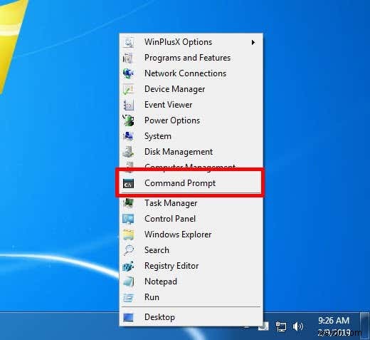 Windows 10에서 명령 프롬프트를 PowerShell로, 그 반대로 교체