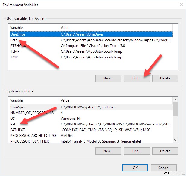 Windows PATH 환경 변수에 추가하는 방법 