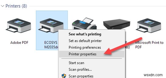 Windows에서 프린터가 오프라인 상태에서 멈추는 문제 해결 
