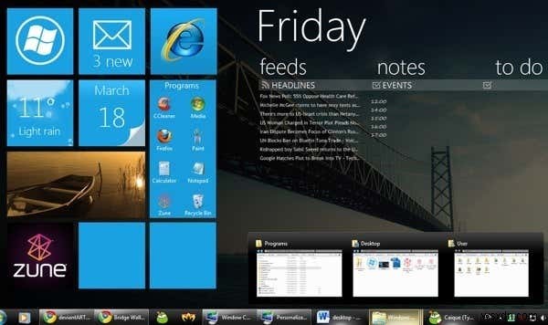 Windows 7과 Windows 8/10의 상위 10가지 차이점 