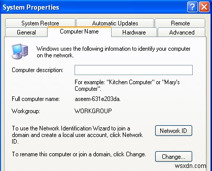 Windows XP 컴퓨터를 Windows 7/8/10 홈 그룹에 가입 